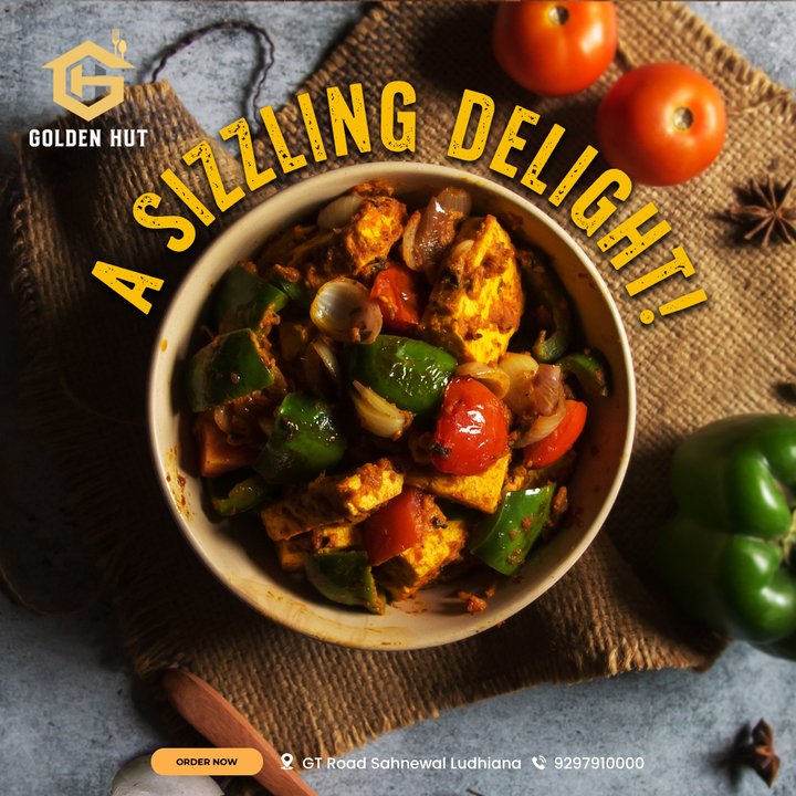 GoldenHut3's tweet photo. 🍴🌶️ Heat up your taste buds with our spicy paneer taka tak!

Are you ready to experience a sizzling delight? Then try our paneer taka tak today!

Made with succulent pieces of paneer, stir-fried with onions, tomatoes, and a blend of spices.

#SpicyPaneer #TasteBudsOnFire https://t.co/YVbWYsHPoc