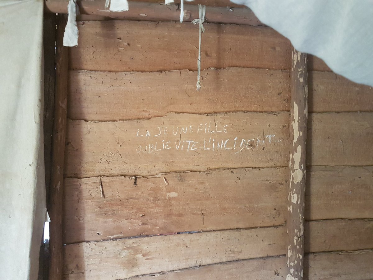 I love stumbling upon bizarre messages. I found this written on the wall in my room. Is it eerie? Maybe, but it certainly is fascinating.