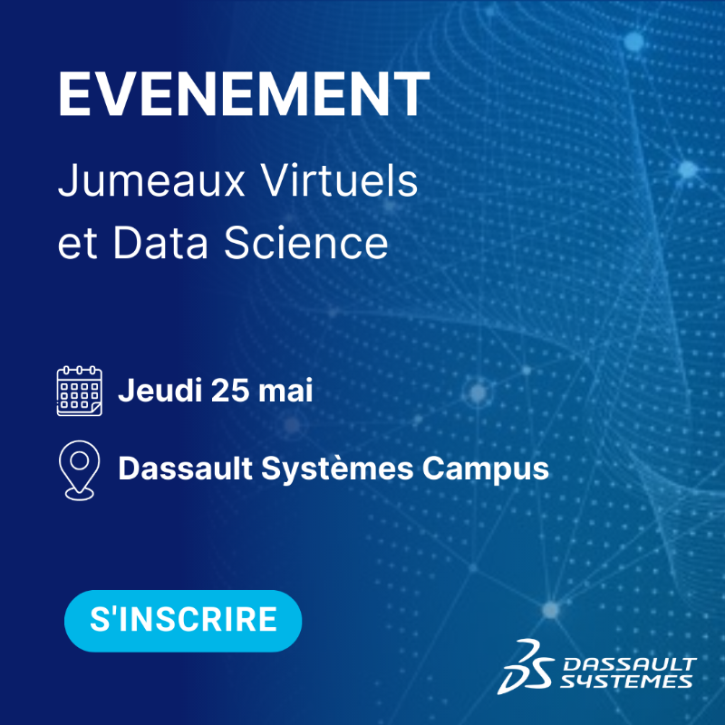 KeonysPLM's tweet photo. 🎓 Vous cherchez à approfondir vos connaissances en Data Science ? Alors ne manquez pas l'événement "Jumeaux Virtuels et Data Science" organisé par @3DSfrance : https://t.co/rzkIH8MSvS

#JumeauxVirtuels #DataScience #DassaultSystèmes #Innovation #Digitalisation.