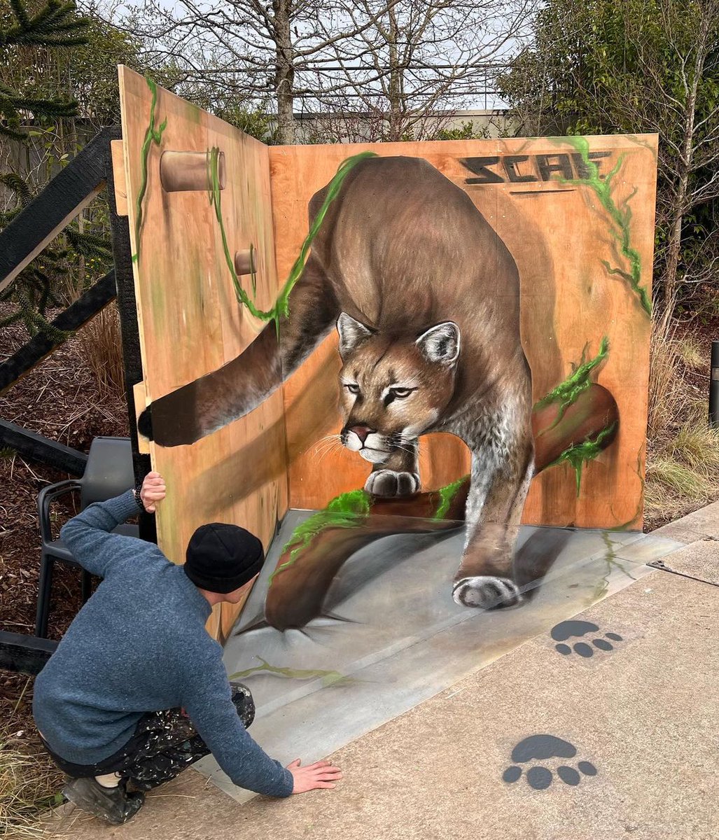 brababella's tweet photo. #Streetart by #SCAF @ #Paris, France for #ParczoologiquedeParis #MuseumnationaldHistoirenaturelle
More pics https://t.co/urlR8VjxLN
#anamorphism #scafoner #streetartParis #streetartfrance #francestreetart #arteurbana #urbanart #murals #muralism #contemporaryart #artecontemporanea https://t.co/wiP2H3ekt6