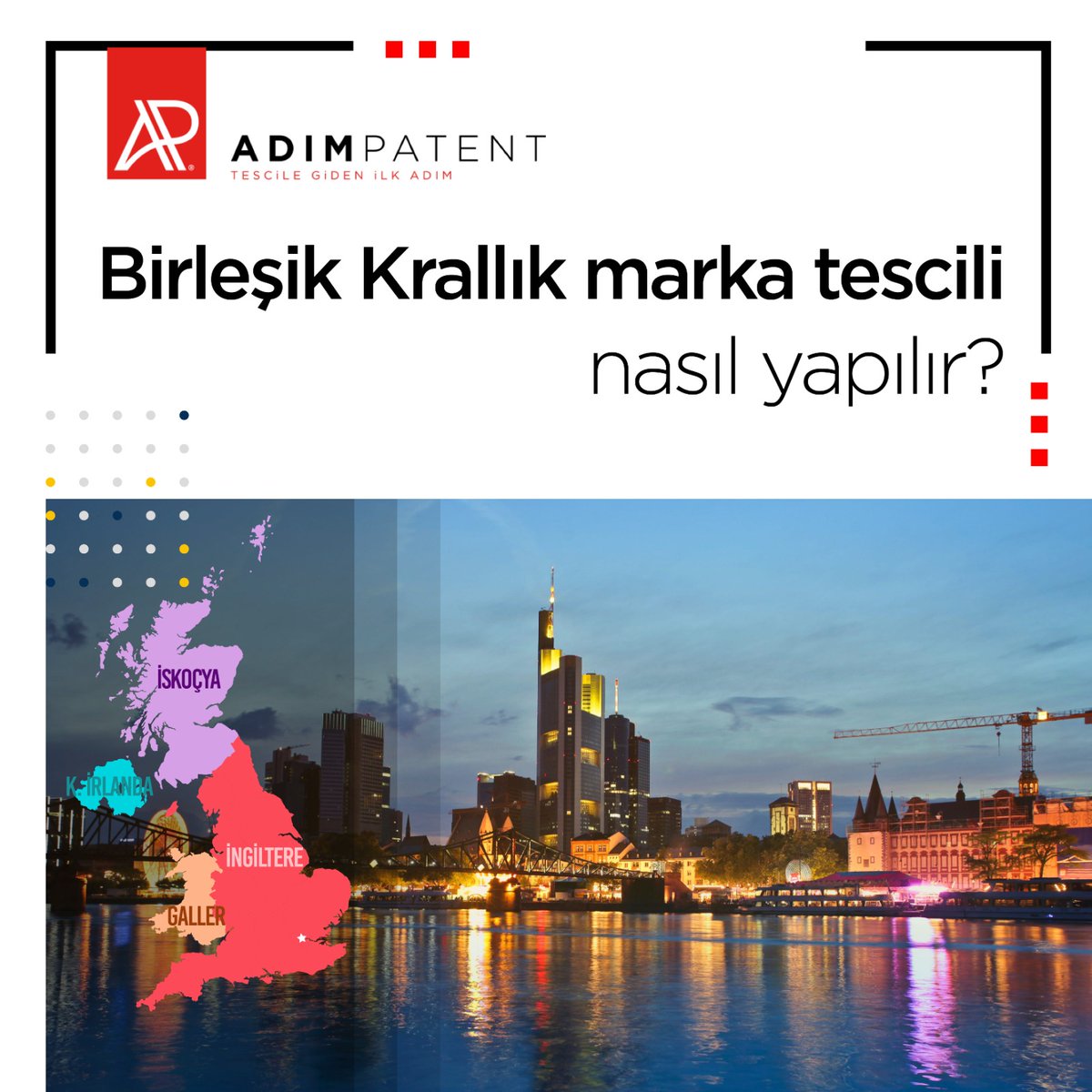 adimpatent's tweet photo. İngiltere için yapılan marka tescili Birleşik krallık ülkelerinden Galler, İskoçya ve Kuzey İrlanda’yı da kapsamaktadır.
Detaylı bilgi ve markanızın uluslararası tescilini yaptırmak için hemen arayın.
https://t.co/nOA3xapV5L
#adimpatent #birlesikkrallik #yurtdisimarkatescil https://t.co/kBxS5bdftk