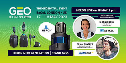 gim_intl's tweet photo. Meet new-generation HERON systems at @GEOBusinessShow (London, 17-18 May)! Stop by booth G255. GEXCEL &amp; CleareDge3D will show you cutting-edge reality capture technologies. Find more > https://t.co/q01qAamqAu
@GexcelSrl @ClearEdge_3D #GexcelHERON #realitycapture #GEOBusiness https://t.co/11UNGQjv1a