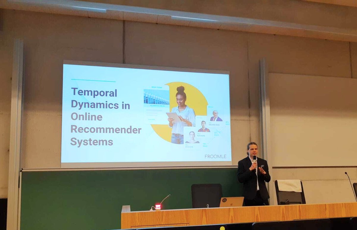 Froomle (@froomle) on Twitter photo We are incredibly honored to share that @R_Verachtrert officially completed his PhD #thesis with <a href="/goethals/">Bart Goethals</a>, our CTO & Co Founder, as his promoter at the <a href="/UAntwerpen/">UAntwerpen</a>.
He also wrote a quick summary of his work, which can be found here: bit.ly/40IBg1z #recsys We are incredibly honored to share that @R_Verachtrert officially completed his PhD #thesis with <a href="/goethals/">Bart Goethals</a>, our CTO & Co Founder, as his promoter at the <a href="/UAntwerpen/">UAntwerpen</a>.
He also wrote a quick summary of his work, which can be found here: bit.ly/40IBg1z #recsys
