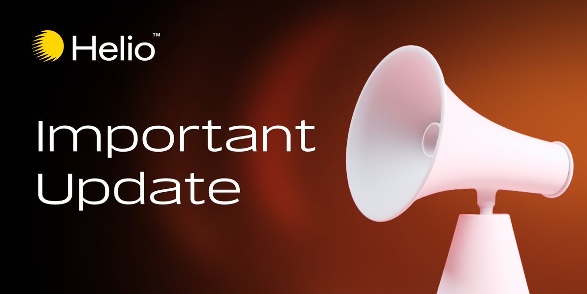 lista_dao's tweet photo. 1/ Important Project Update 🔈

The team at Helio Protocol have decided to slowly phase out the $HAY single staking feature and instead, migrate our liquidity to the various $HAY staking pools on @WombatExchange 🎡

Scroll to read more 🧵👇 https://t.co/n3jnCOEUDz