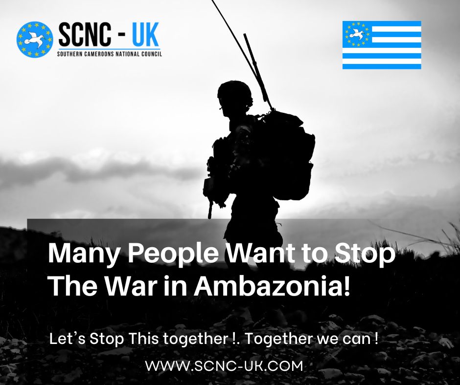 SCNC_UK's tweet photo. The rogue regime of La Republique du Cameroun keeps refusing to attend several negotiation talks, which have been called upon by foreign stakeholders. We won't relent in our efforts for the liberation, freedom of the people of Ambazonia. #freeambazonia #britishsoutherncameroons https://t.co/xjoHk9K7yj