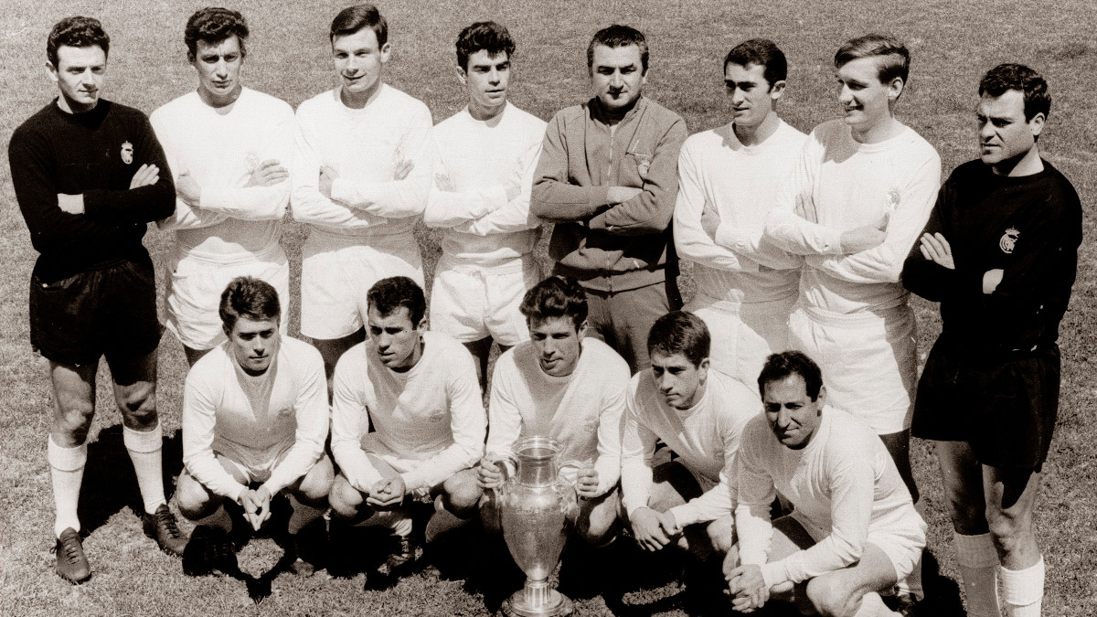 realmadrid's tweet photo. 🔙 Hace 57 años...
🏆 ¡Conquistamos la sexta Copa de Europa!
🆚 @FKPartizanBG
#RealFootball | #OTD https://t.co/5HsXdyVGcd