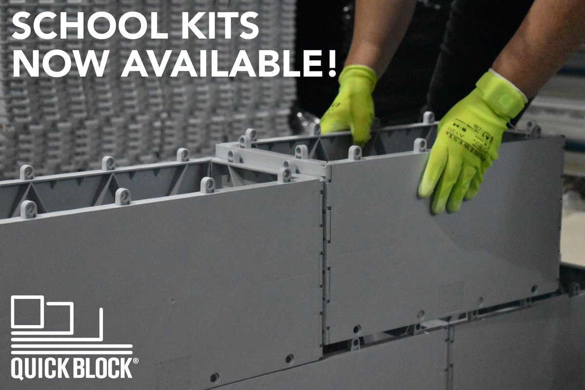 QUICKBLOCK_LTD's tweet photo. Our school kits are now on the QUICKBLOCK Shop!🌍🧱
Order now on our website and let's teach the next generation about the importance of eco-friendly construction! 🌱 - https://t.co/JLVNaWidjT
#QUICKBLOCK #recycledplastic #sustainability #educationkit #buildwithpurpose https://t.co/nkpdQKuJEu