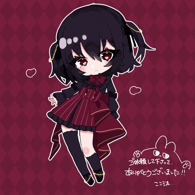 こちらご依頼でした〜✦.° ちびはおまけです...!