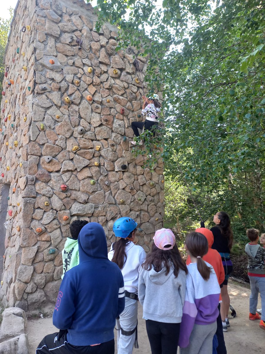 CLaInmaculada's tweet photo. 📺#DirectoCLIPH
Nuestros alumnos afrontando los problemas de la vida.
Tercer ciclo de primaria asiste a una convivencia escolar de multiaventura.

#directo #atréveteacaminar #madrid #escalada #boulder #naturaleza #wildlife https://t.co/ihnfiZeHF1