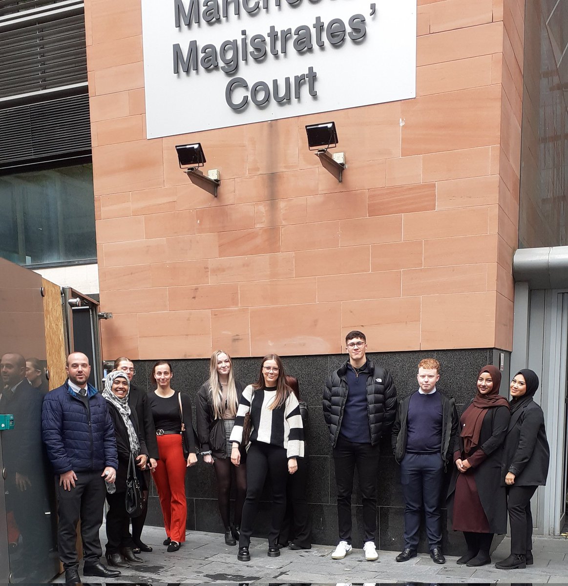 Paralegal Apprentices <a href="/OldhamCollege/">Oldham College</a> visit at Manchester Magistrates Court