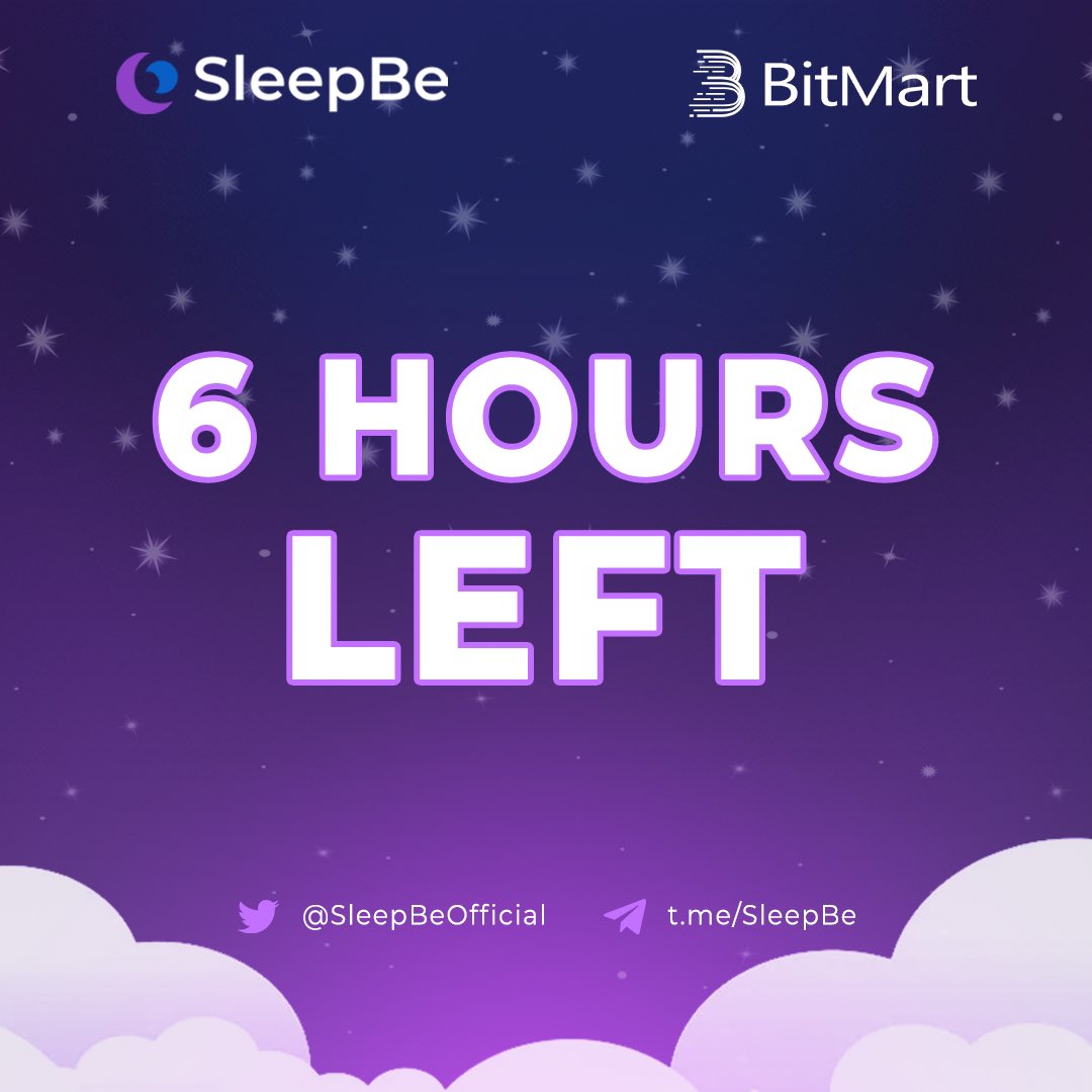The 24 hours flashsales of @SleepBeOfficial's Magic Lamp is happening today on @BitMartExchange.🔥

Less than 6 hours to go!🕠

Get ready buy some of the rarest #NFTs in town in a few hours!🥵