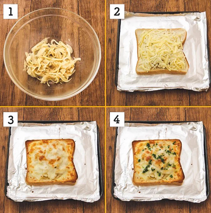 子供も大人も喜ぶこと間違いなし♪コンソメ醤油×チーズが最高の『オニグラパン』