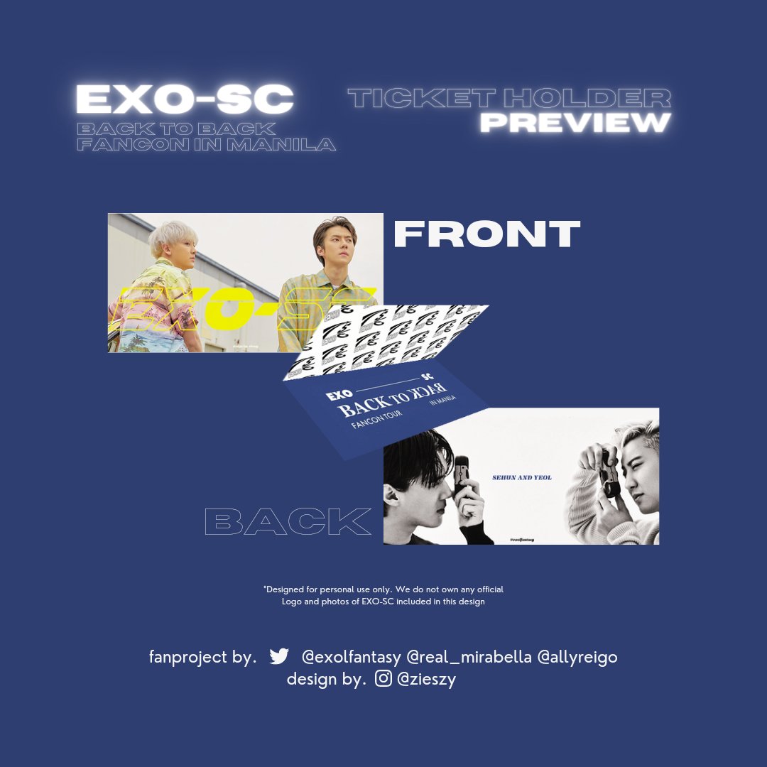 exolxfantasy's tweet photo. EXO-Ls!! 💙

We will be giving away some goodie bags along with this ticket holder on May 20th! 

🔵 Like and RT
🟡 Strictly 1:1
⚪️ Location to be announced

Fan Project by @real__mirabella @exolxfantasy @allyreigo 
Design by @807_809 

#EXOSCinManila #EXOSC_BacktoBack https://t.co/J57ZxM6YGB