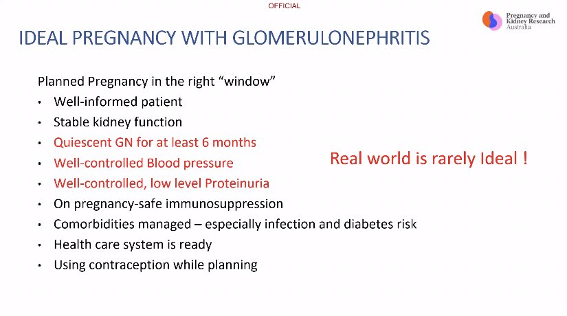 nephromythri's tweet photo. Full house session on “Glomerular diseases and pregnancy”🤰by the absolutely amazing  @shilpa_jes  @GlomCon fellowship today!! 

📍⬇️GFR and ⬆️proteinuria increases the risk of preterm birth, low birth weight and maternal morbidity https://t.co/4YefYK4xfg