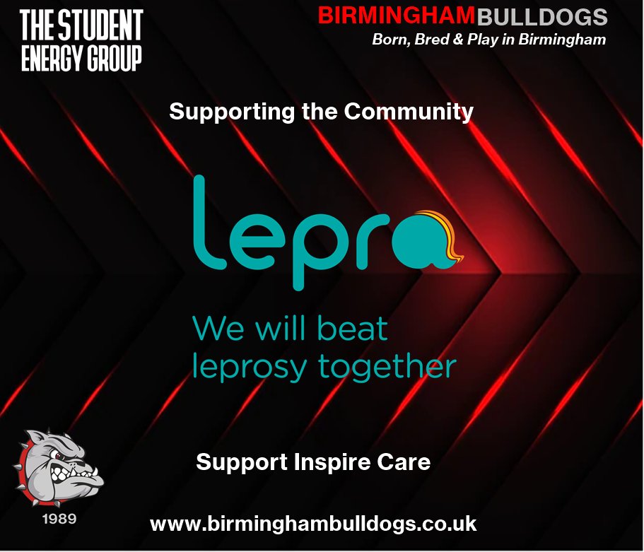 We are proud of our partnership and support for <a href="/LepraUK/">Lepra</a> . Please support the invaluable work Lepra do in fighting Leprosy &amp; assisting local governments in their leprosy management lepra.org.uk #rugbyleague #leprosy <a href="/Indians_In_UK/">IndiansinUK</a> <a href="/birmingham_live/">Birmingham Live</a>
