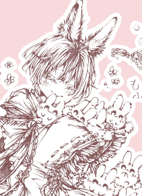 久々にオリキャラ描いてます!!✍️ この子は前から描いていましたが、まだ名前を公開していないのでこの子についての紹介絵を描いたら一緒に載せようと思います!✨🐰  #絵描きさんと繋がりたい #創作クラスタさんと繋がりたい