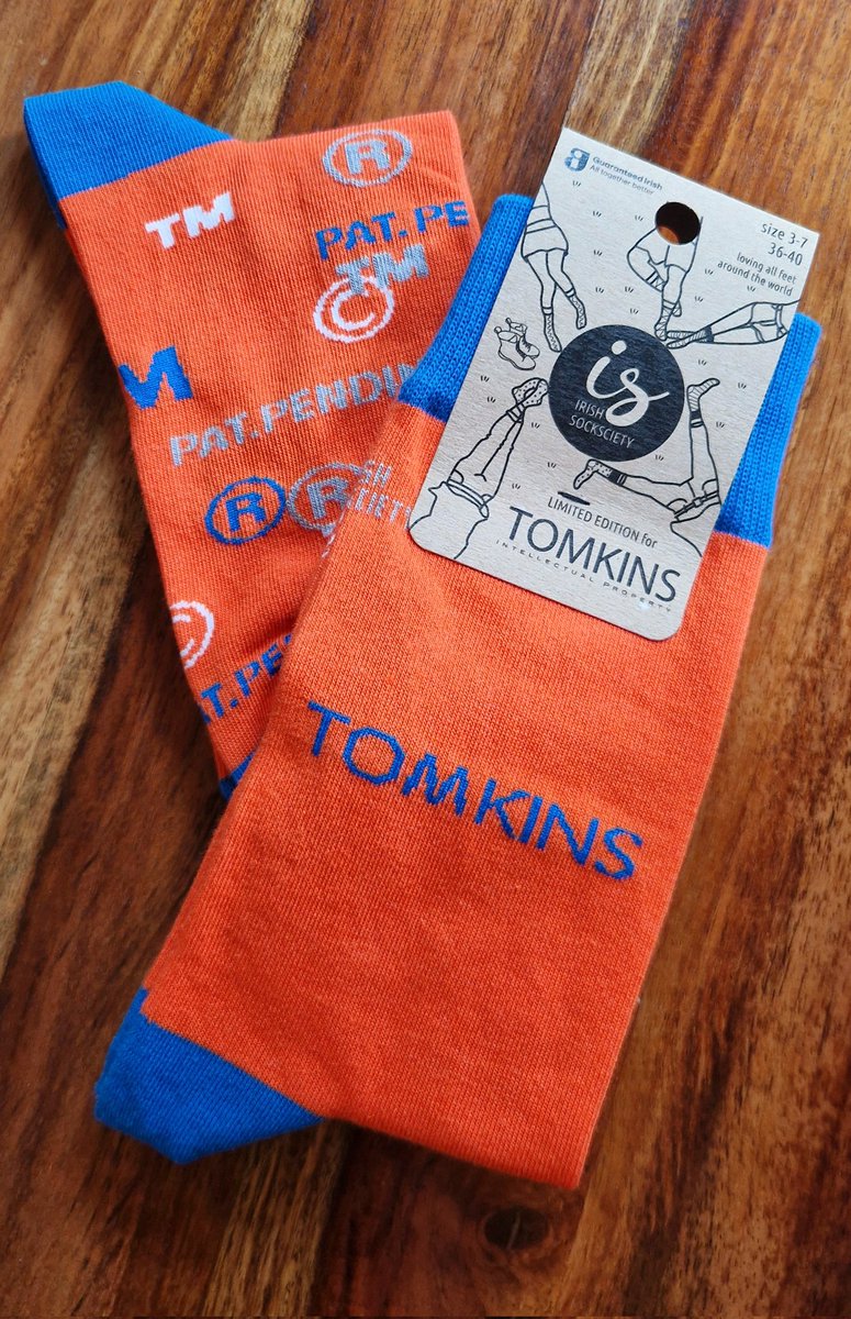 Tomkins IP (@tomkinsip) on Twitter photo A huge shout out to our friends <a href="/IrishSocksciety/">Irish Socksciety</a> for their help with these! See you at #inta2023
#SoulMates
#AGreatPair A huge shout out to our friends <a href="/IrishSocksciety/">Irish Socksciety</a> for their help with these! See you at #inta2023
#SoulMates
#AGreatPair