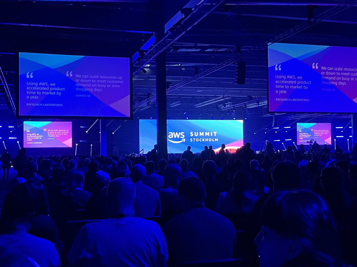 It's AWS Summit Day 🙌 #awssummit