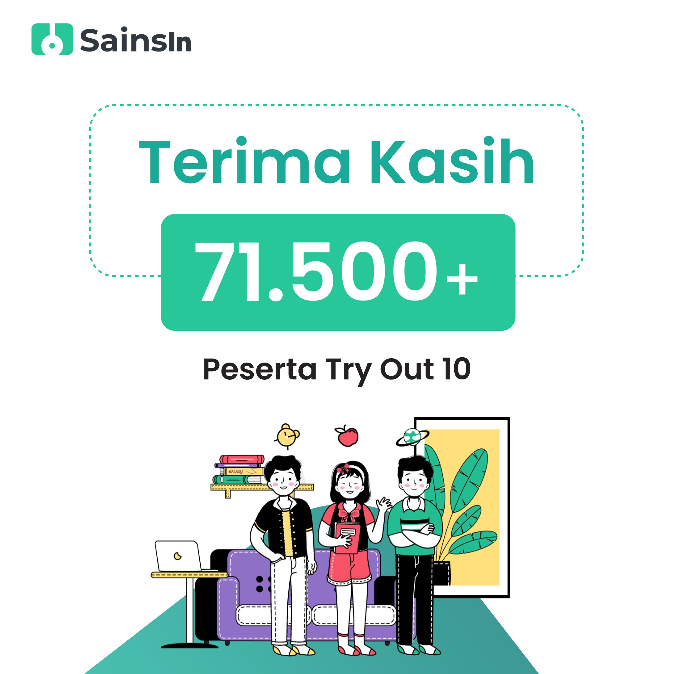 Sainsin try out utbk sainsinaja twitter