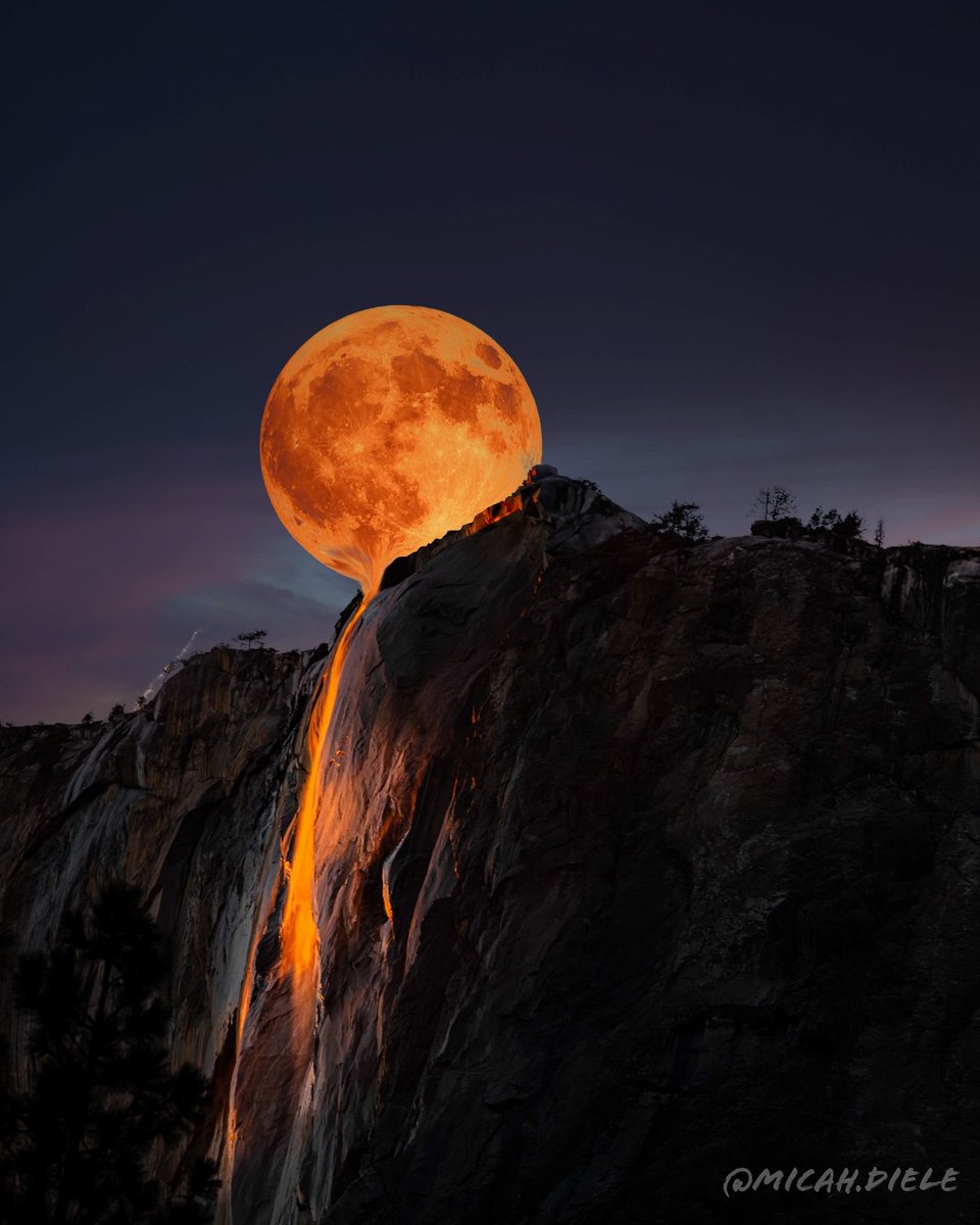 Amazing 'moon fall'. 
#photoshop

Credit: micah.diele -instagram.com/micah.diele/
Website - micahdiele.darkroom.tech

⭕️ Follow @EpochInspired for more interesting content everyday!
