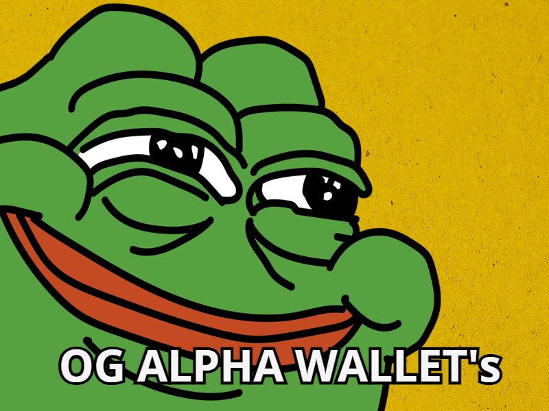 Mình đang có sẵn dành sách mấy chục ví cá voi OG đỉnh trong thị trường như ví smart mua $LADYS kia

Follow theo cũng ra được insight và Alpha khá khá anh em nào hứng thú thì like retweet mình gửi nhé

😎😎😎

#Crypto #wallet #ogcrypto