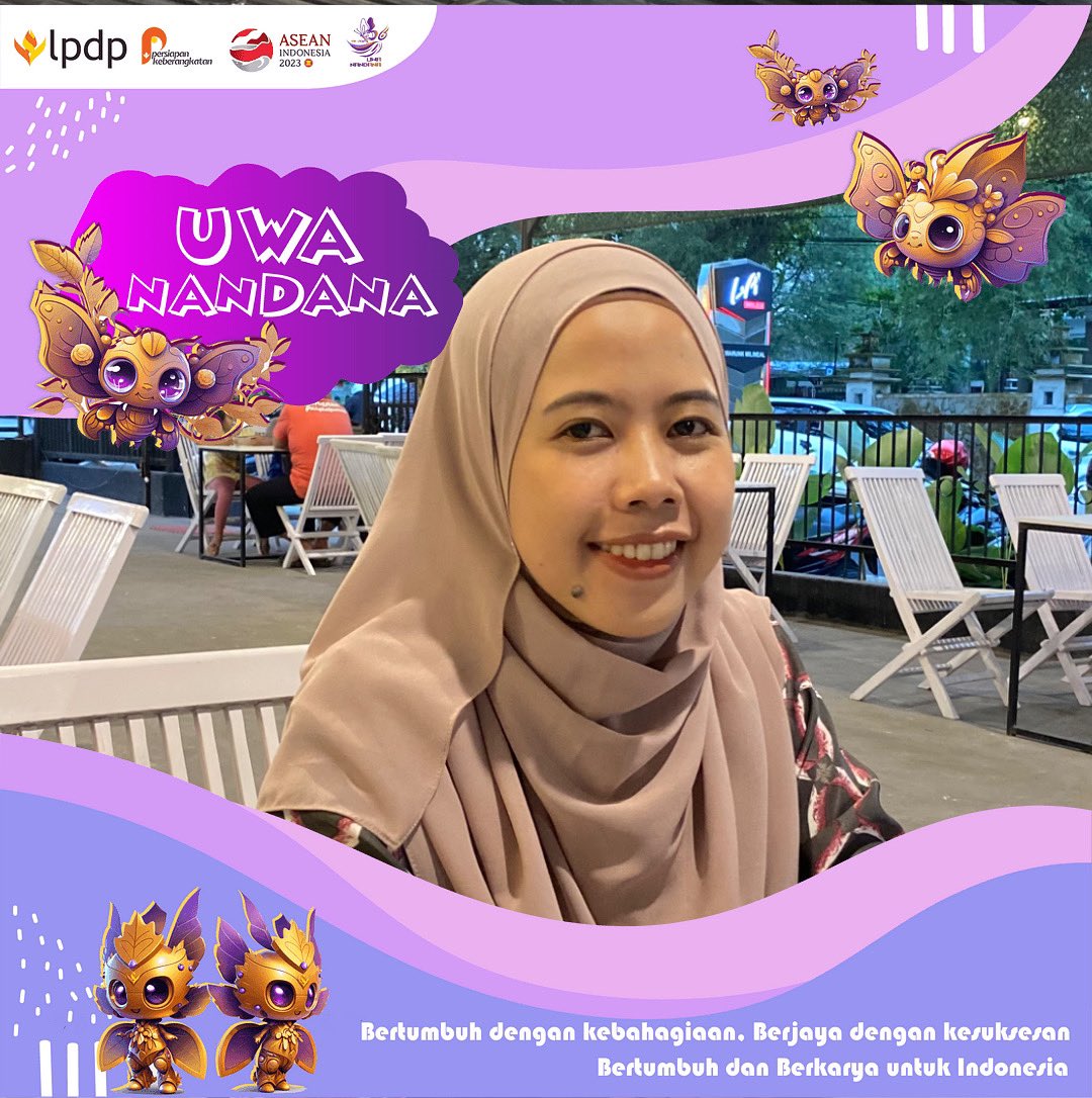 yuniftryh's tweet photo. Hallo kawan Uda dan Una!
Dengan penuh kebahagiaan, bertumbuh, dan berkarya untuk masa depan Indonesia, Saya Yuni Fitriyah sebagai awardee @lpdp_ri siap berkomitmen mengikuti rangkaian kegiatan Persiapan Keberangkatan (PK) angkatan 202 "Uwa Nandana" @pk202.lpdp tgl 15-29 Mei 2023. https://t.co/HbUxDyLNhr