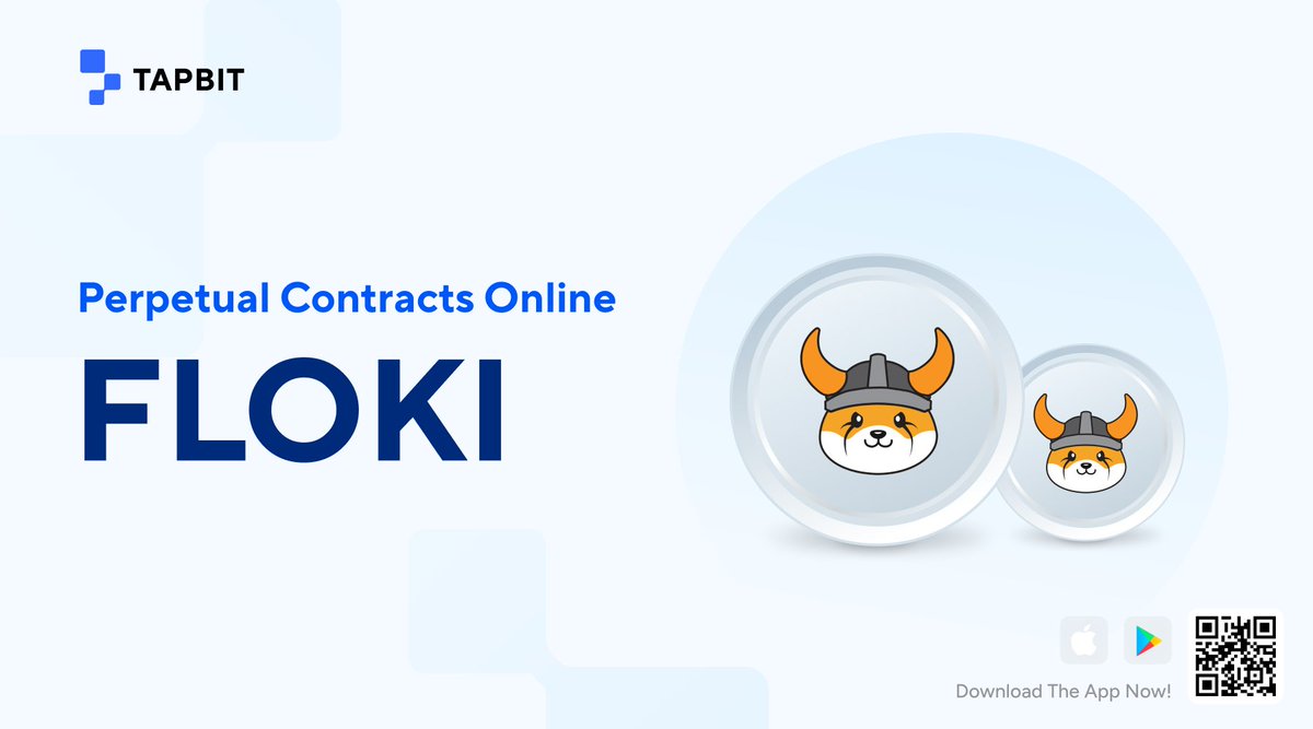 Tapbitglobal's tweet photo. 📢 Exciting News! #1000FLOKIUSDT Perpetual Contract Trading Pair is Now Live! 🎉 @RealFlokiInu

We're thrilled to announce that the #1000FLOKIUSDT perpetual contract trading pair is now available on Tapbit with up to 20x leverage!🚀📈

👉Start to trade:
https://t.co/eWcp1SrHi4

Happy trading! 📊💰

#CryptoTrading #FLOKI #USDT #PerpetualContract #NewListing