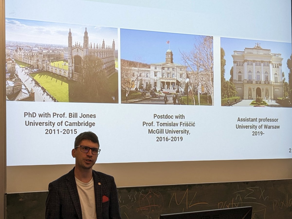 Tomislav Friscic (@tomislavfriscic) on Twitter photo Thank you <a href="/M_Arhangelskis/">Mihails Arhangelskis</a> for an exciting talk <a href="/UoBChemistry/">UoBChemistry</a> on modelling and ab initio prediction of MOF structures & properties! Thank you <a href="/M_Arhangelskis/">Mihails Arhangelskis</a> for an exciting talk <a href="/UoBChemistry/">UoBChemistry</a> on modelling and ab initio prediction of MOF structures & properties!