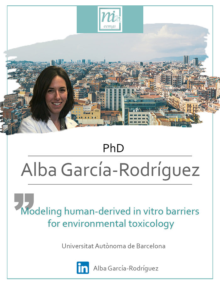 I am thrilled to 📢 our next speaker for the #EEMGS_NI session at the #EEMGS / #SEMA #meeting in Málaga. Let’s welcome Alba from Barcelona, Spain! She’ll be sharing her #research on modeling human-derived in vitro barriers. Mark your 🗓️ for Monday, May 15th! #meetthescientist