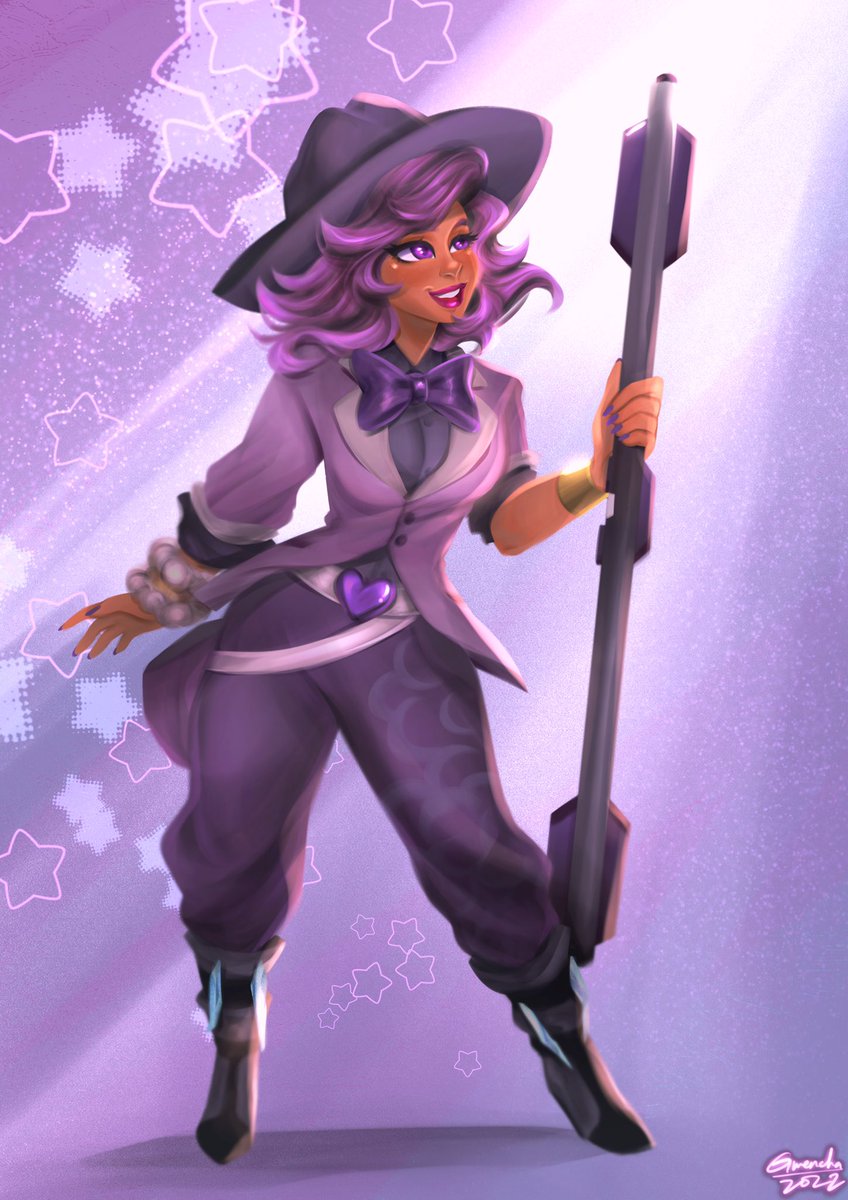 _gwencha's tweet photo. Couple of character commissions I’ve done 💙💜 My commish slots are open! DM for inquiries~  #commissionsopen https://t.co/M7dYoeSNmy