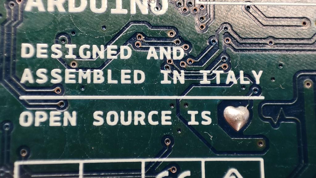 NotEnoughTECH's tweet image. I never noticed this little detail on @arduino boards. 
That&apos;s cute!