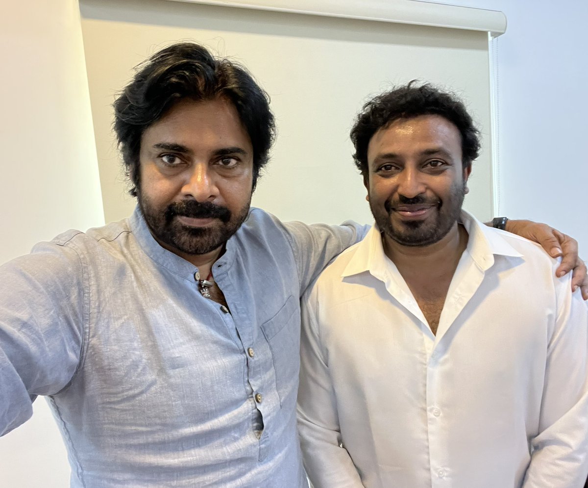 PawanKalyan's tweet photo. Thank you, Dear ‘Tangella  Uday Srinivas’.  And  Thank you  Dear ‘ Tangella  Suresh’.And thanks to all  the construction workers who worked hard for ‘Rajamundry JSP office’.👏👏👏. 
The Change begins… https://t.co/HalAupdV6X