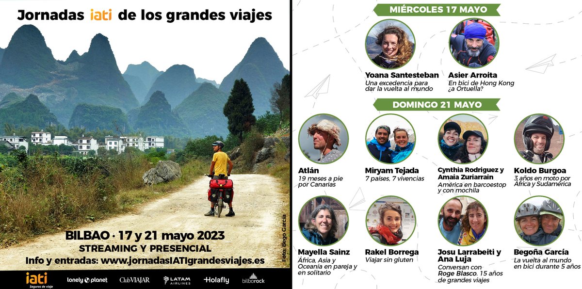 ¿Has visto el pedazo de cartel que tenemos para las #iatiJGV de #Bilbao? 

🗣 Recuerda que tenemos 2 tipos de entradas: presenciales y en streaming, para que puedas disfrutar de las jornadas desde dónde quieras y cuándo quieras. 

¡Compra tu entrada! 
jornadasgrandesviajes.es/compra-de-entr…