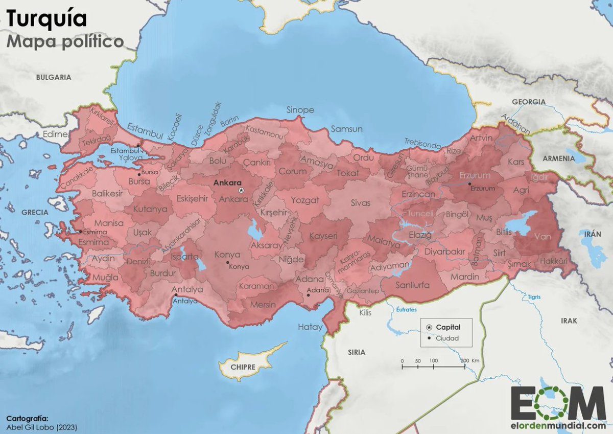 El mapa de las provincias de España - Mapas de El Orden Mundial - EOM