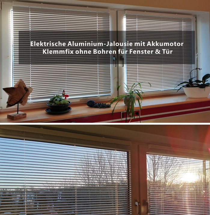 EHeicko's tweet photo. Motorisierte (AKKU) Alu-Jalousie steuerbar per Fernbedienung   oder APP. Ideal für Büro-, Wohn- oder Arbeitszimmer. Farbe weiss. In vielen   Abmessungen an Lager. Massanfertigungen möglich. Schreiben sie uns oder   besuchen sie unseren Online Shop: https://t.co/bwFRLScdWO