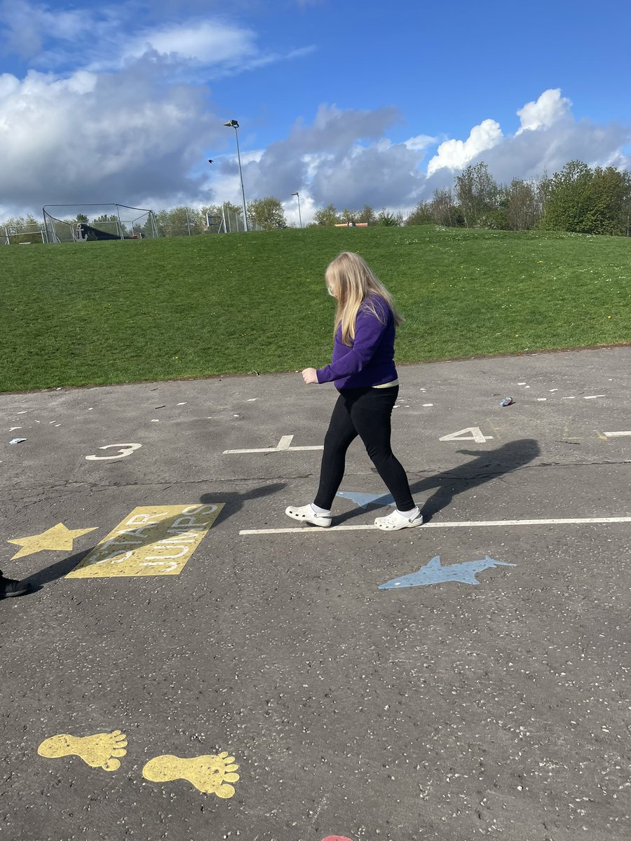 We did an assault course before sorting our picture sounds this morning!