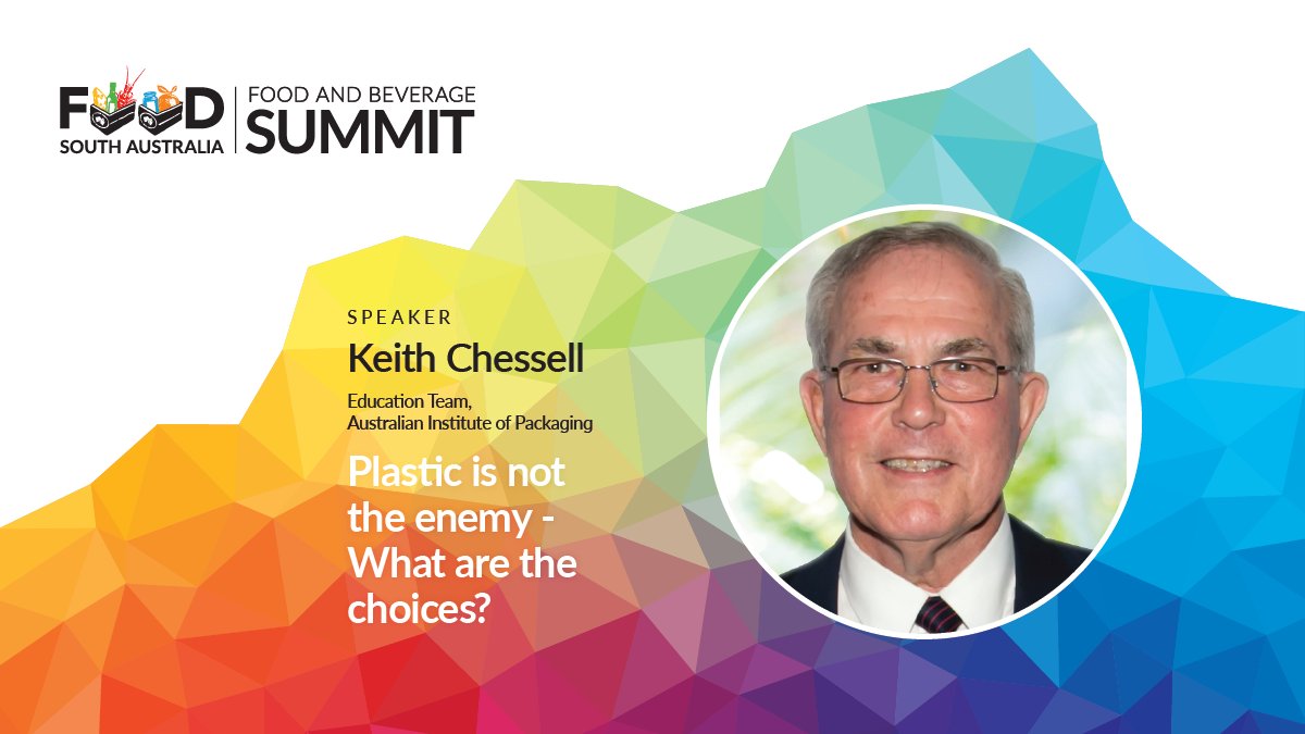 Food and Beverage Summit Speaker Spotlight 📣 Keith Chessell from the Australian Institute of Packaging.
Keith will unpack the challenges around soft plastic recycling reforms and provide alternate packaging solutions.
Tickets &amp; program👉 foodsa.link/42vVcH9