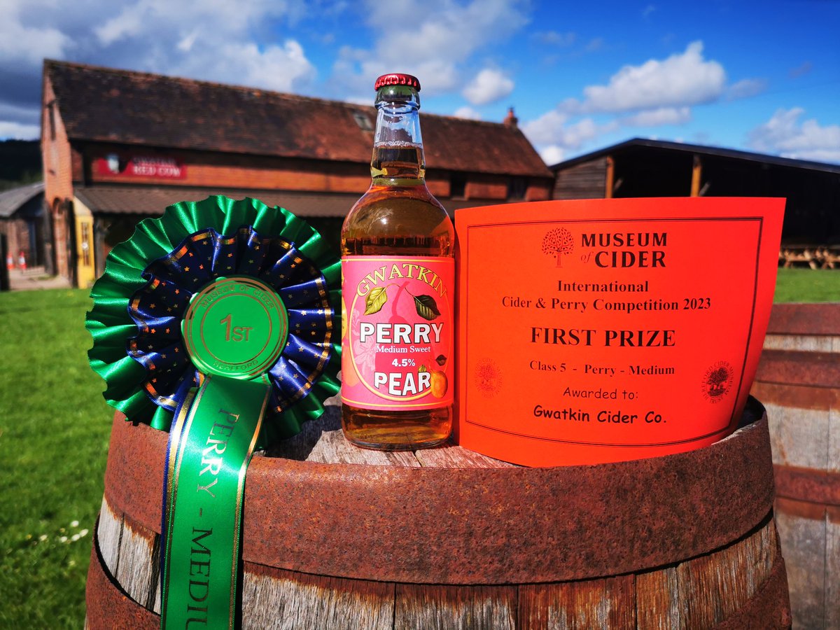 We won an award for our perry yesterday at the Cider &amp; Perry Competition hosted by the Museum of Cider