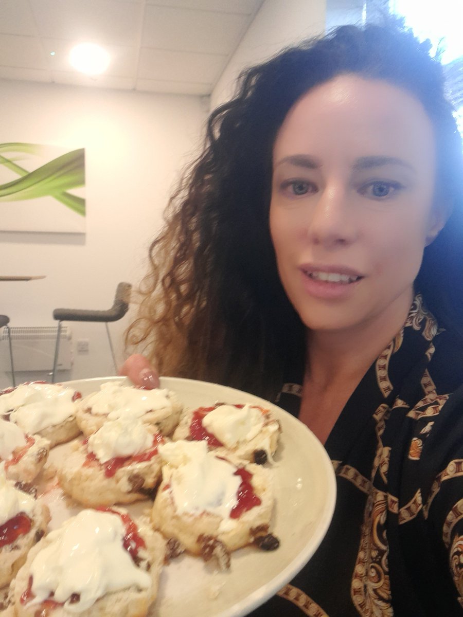 Basepoint_Tewks's tweet photo. Come on then peeps, let's get stuck into these scones 😊 https://t.co/vNwDBYXY5s