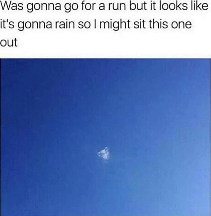 chief420247's tweet photo. I don't run unless I'm being chased, but even then, I'll probably just stay and fight 🤣😂🤣 #imnotfast 🥴 https://t.co/FYXKCpzKwH