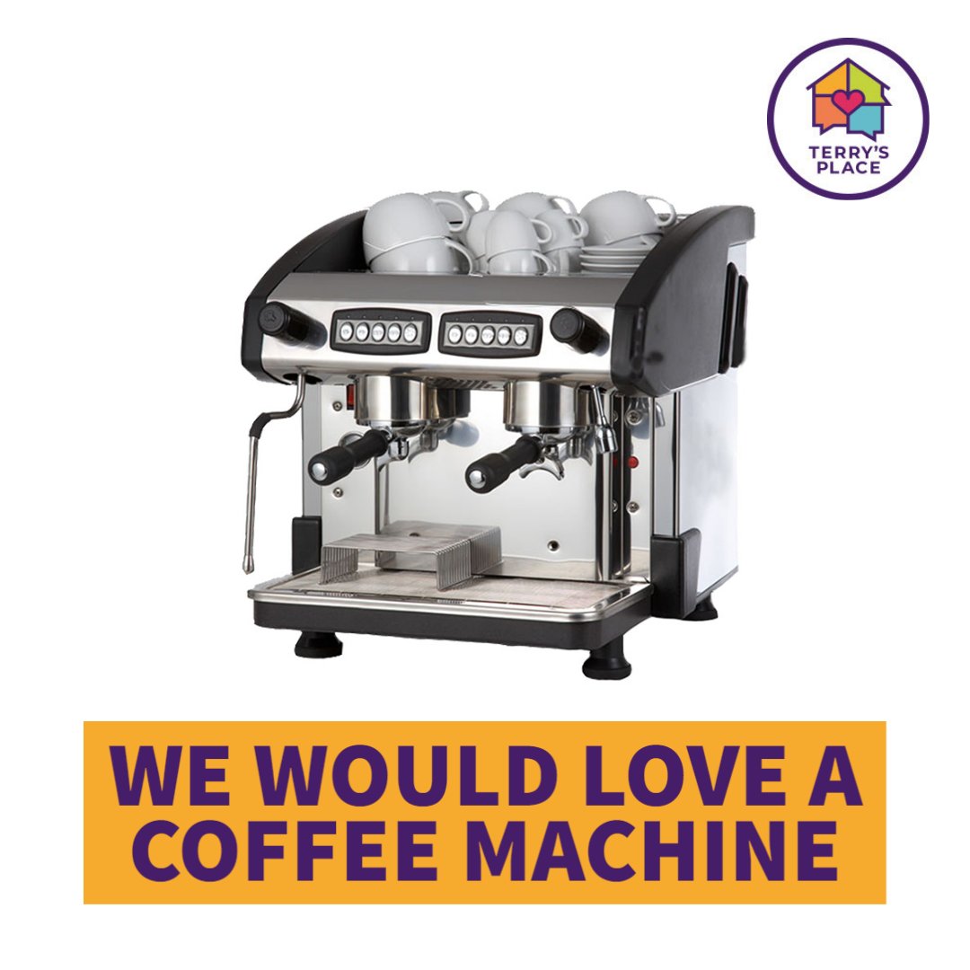 terrysplacechi's tweet photo. We would love a professional coffee machine. Does your business supply them, would you consider making a donation towards us buying one or do you have one you may like to donate?

Please drop us a message on info@terrysplace.org to discuss working together.

#weneedyou #donate https://t.co/3VsDbmzKZv