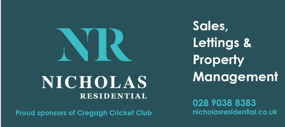 CregaghCC's tweet photo. We are pleased to announce Nicholas Residential as a new club sponsor for the next 3 seasons. Many thanks to Paul, Mark &amp; Jonathan for their support. 💛🖤 @Nicholasresi https://t.co/NB2DQWvPdM