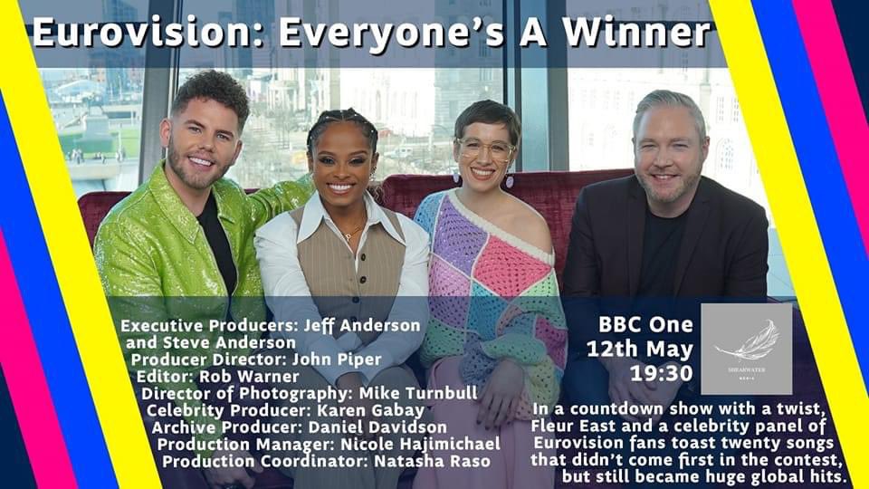 Our latest production for <a href="/BBCOne/">BBC One</a> Made in #Liverpool and presented by <a href="/FleurEast/">FLEUR EAST</a>  #Eurovision #Eurovision2023