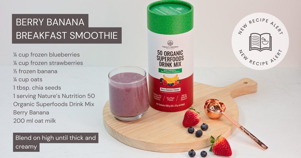 If there is another way to pack as many antioxidant-rich foods into one meal, we don’t know it! 😉

This Berry Banana Breakfast Smoothie is simple and delicious enough to be a morning staple. 🍌🍓

🛒 bit.ly/41BTG4V