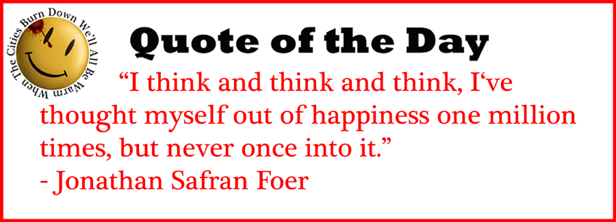 #QuoteOfTheDay: #JonathanSafranFoer