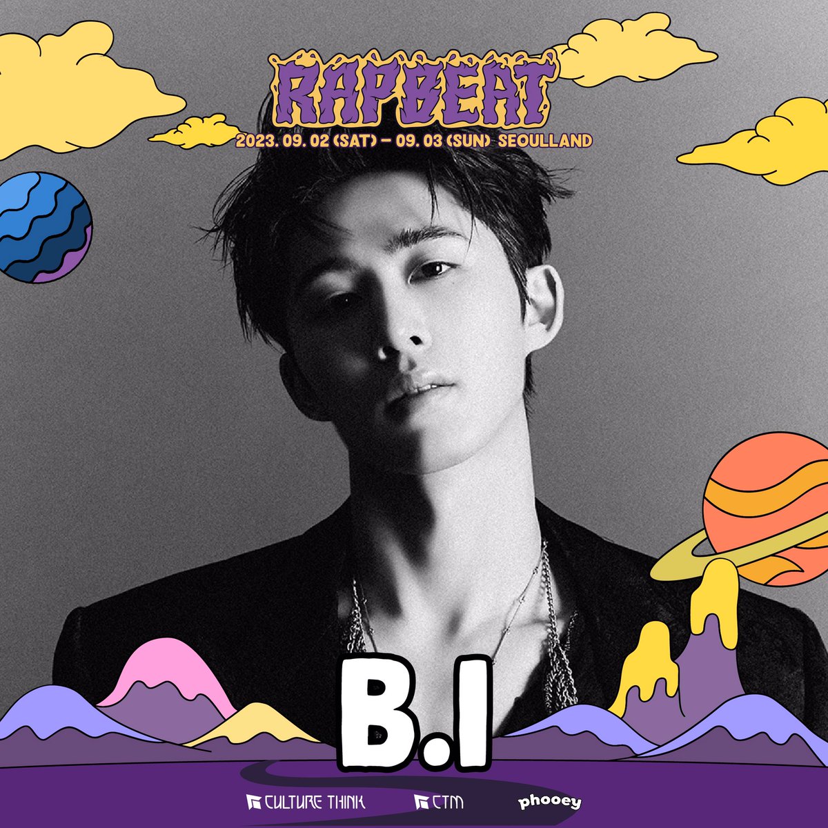RAPBEATFESTIVAL's tweet photo. B.I with RAPBEAT 2023 🔥

길고 긴 꿈을 꾸었나 모든 게 낯설기만 해 ✨ https://t.co/p7yzgYjrQW