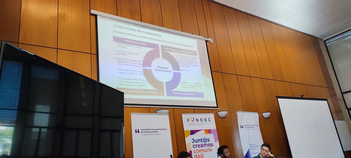 aliottianto678's tweet photo. Ahora en la charla sobre Racismo Institucional con @mbabeencham #Fundec https://t.co/JG2KNwAyNY