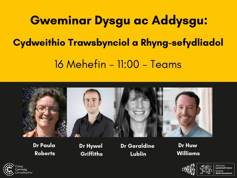 CCColradd's tweet photo. 📢 Gweminar Datblygu Staff

🕒16 Mehefin, 11:00

Gweminar i staff academaidd lle bydd panel yn rhannu eu profiadau ac yn trafod rhai o'r heriau a'r cyfleoedd wrth fynd ati i gydweithio'n rhyngsefydliadol a thrawsbynciol.

➡️ https://t.co/OUx8QOivSq

#DatblyguStaff #Addysgu https://t.co/pkQt4suyqp