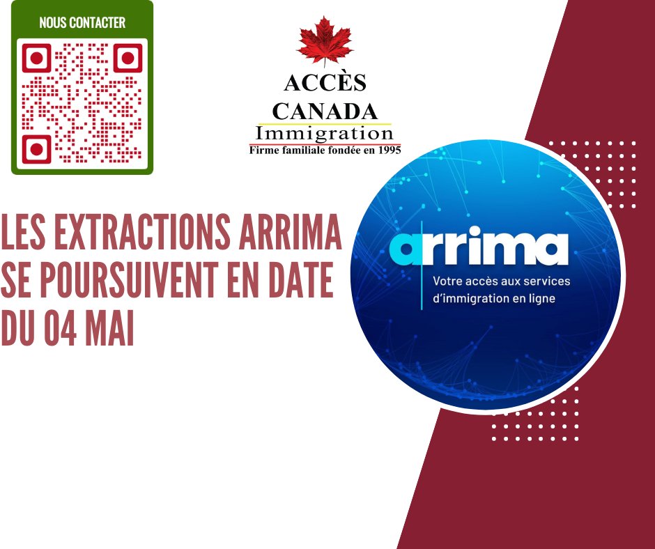 Acces_Canada's tweet photo. Le Québec  poursuit sa phase de sélection des dossiers d’immigration pour les candidats du Visa de Résident Permanent relatif au volet du Programme Arrima.
ACCÈS CANADA continue d’offrir son expertise dans les programmes Entrée Express (au Fédéral) et Arrima (au Québec). https://t.co/nclYgrm4ik