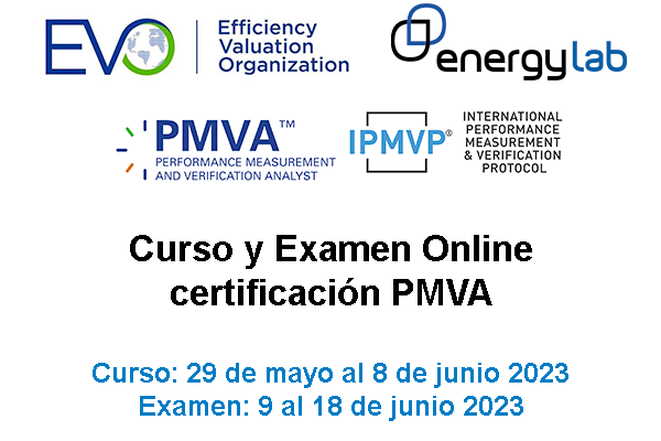 CT_EnergyLab's tweet photo. 🚨 Todavía estás a tiempo de inscribirte en el próximo Curso y Examen #online de la #CertificaciónPMVA basada en el Protocolo #IPMVP®.
📌 Curso: 29 de mayo al 8 de junio 2023
📌 Examen: 9 al 18 de Junio 2023
INSCRIPCIONES 👉 https://t.co/6boDqyWizs
@EVO_IPMVP https://t.co/HUMxCf0Kel